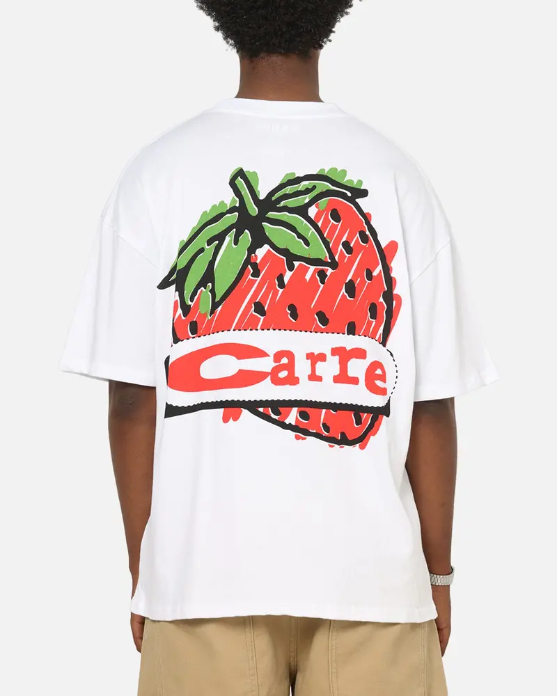 Carre Strawberry T-Shirt White 1