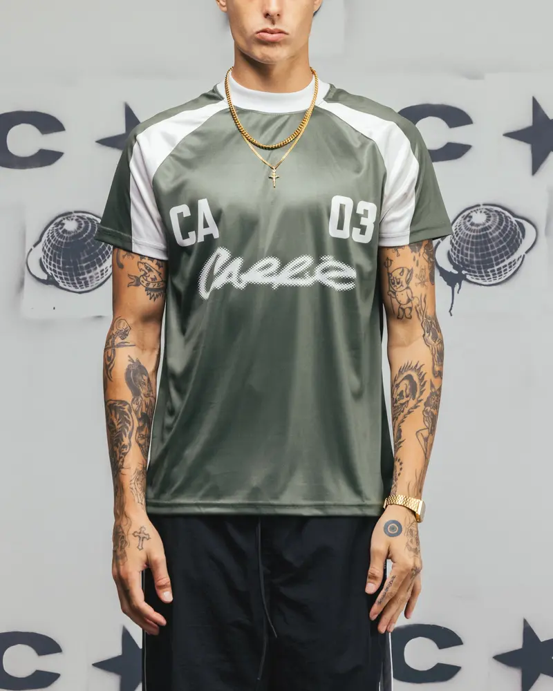 Carre Striker Jersey T-Shirt Green/White 1