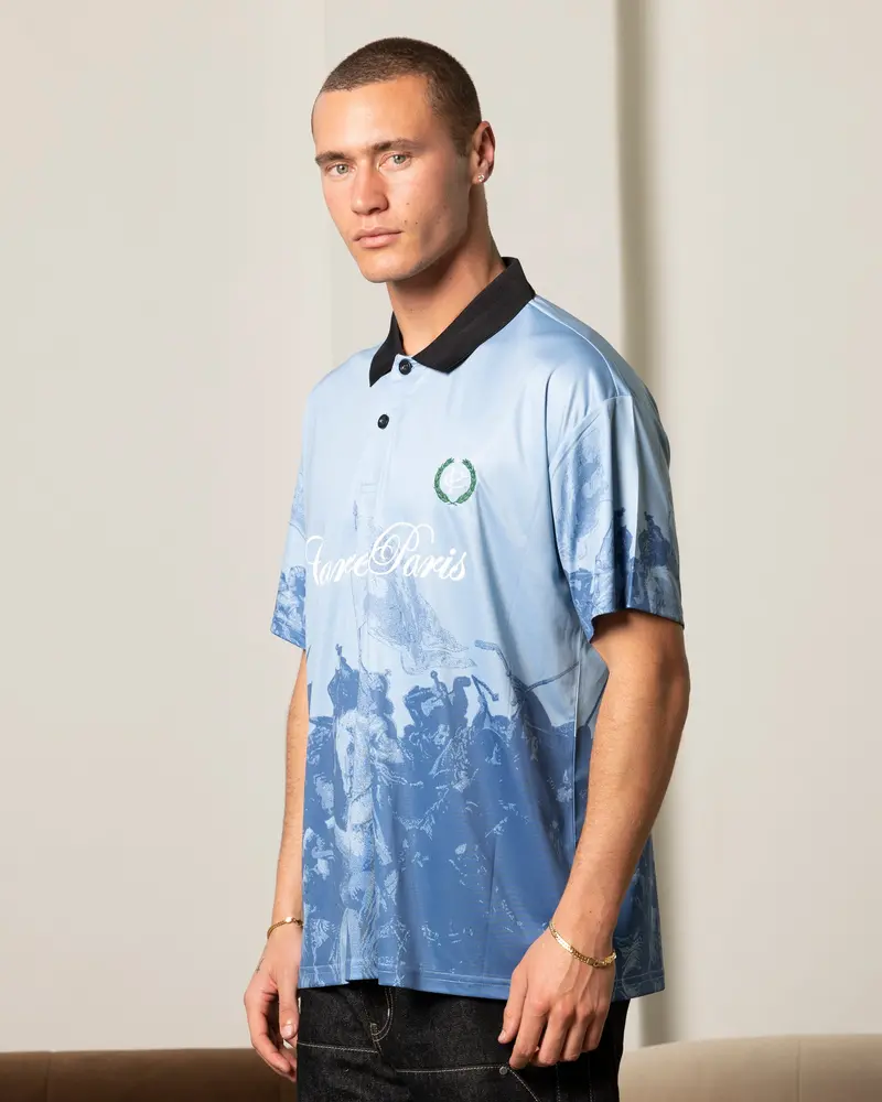 Carre Victory Short Sleeve Jersey Light Blue 1