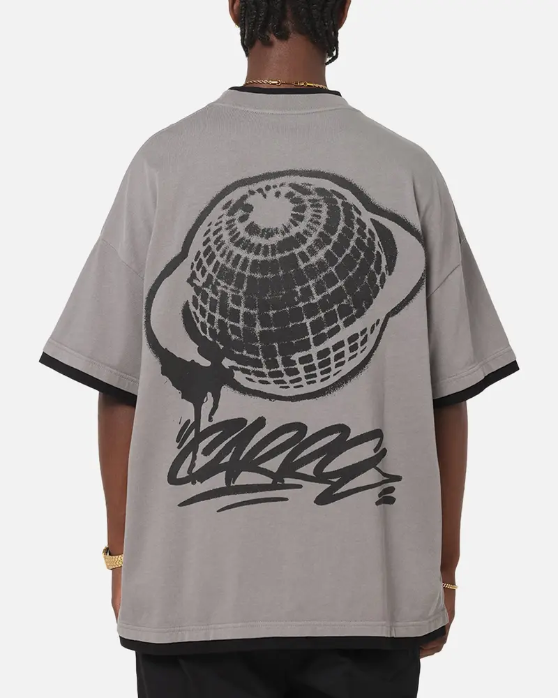 Carre Worldwide Layered T-Shirt Grey/Black 1