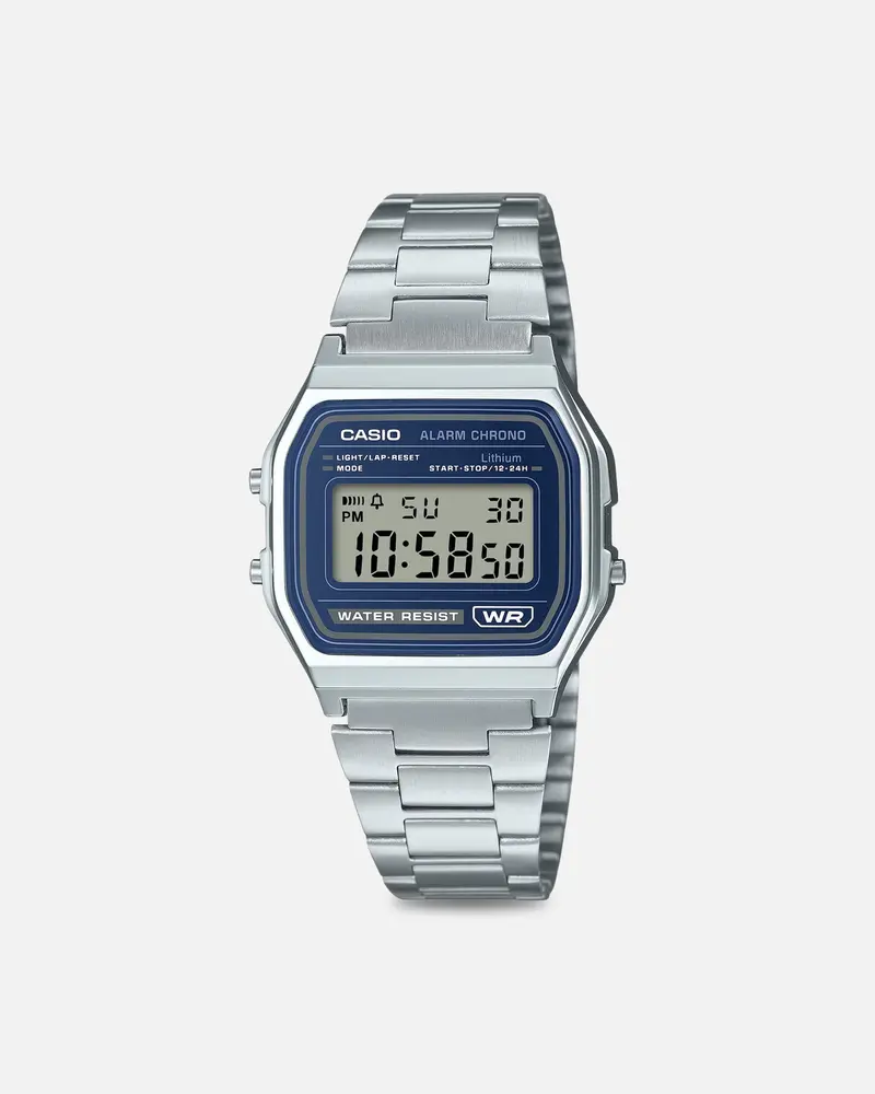 Casio A158wea-2D Watch Silver/Black 1