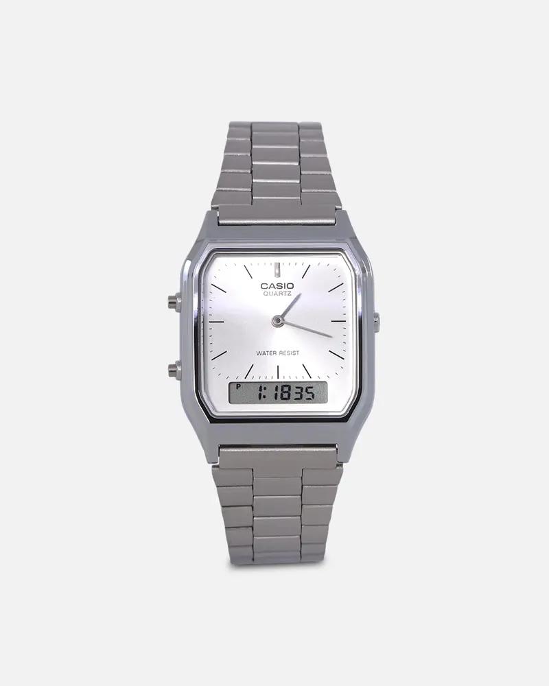Casio Aq230a-7A Watch Silver/Silver 1