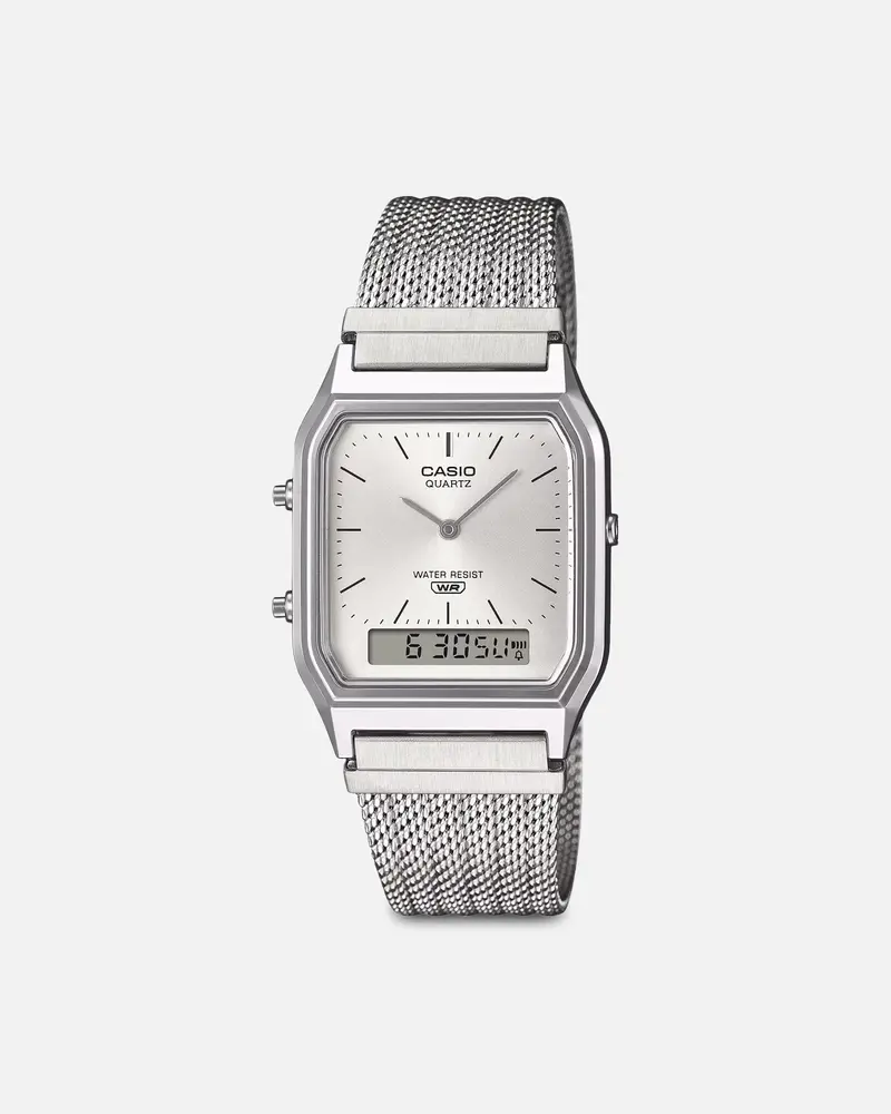 Casio Aq230em-7A Watch Silver/Silver 1