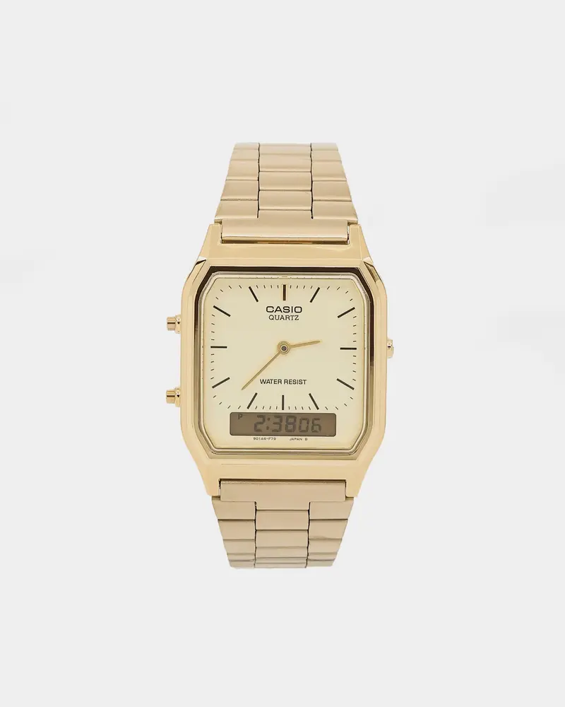 Casio Aq230ga-9Ds Watch Gold 1