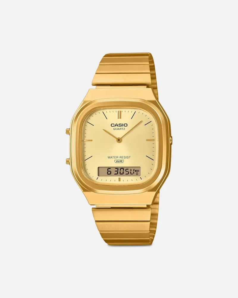 Casio Aq240eg-9A Watch Gold/Gold 1