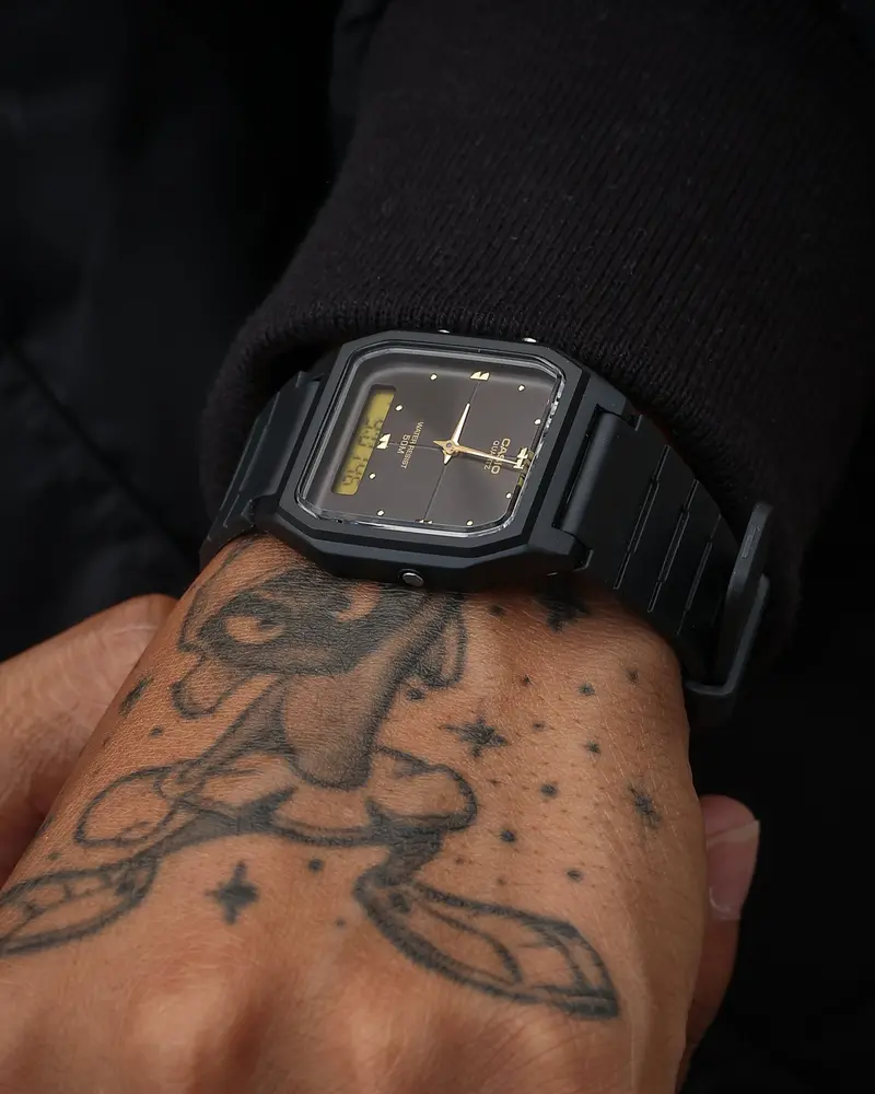 Casio Aw48he-1A Watch Black/Gold 1