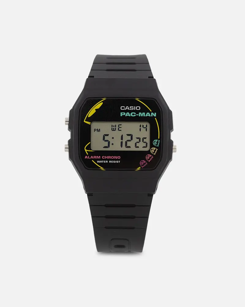 Casio F91wpc-1A X Pac-Man Watch Black 1