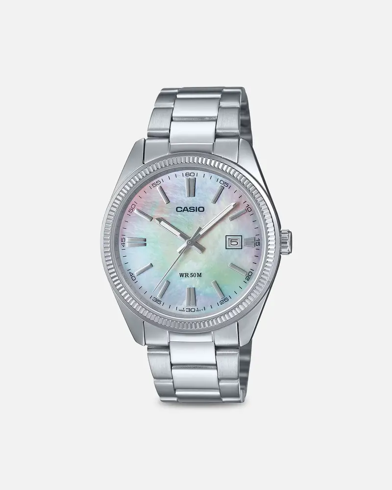 Casio Mtp1302ds-7A Watch Silver 1