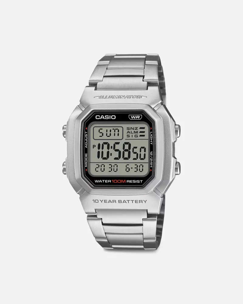 Casio W800hd-1A Watch Silver/Silver 1