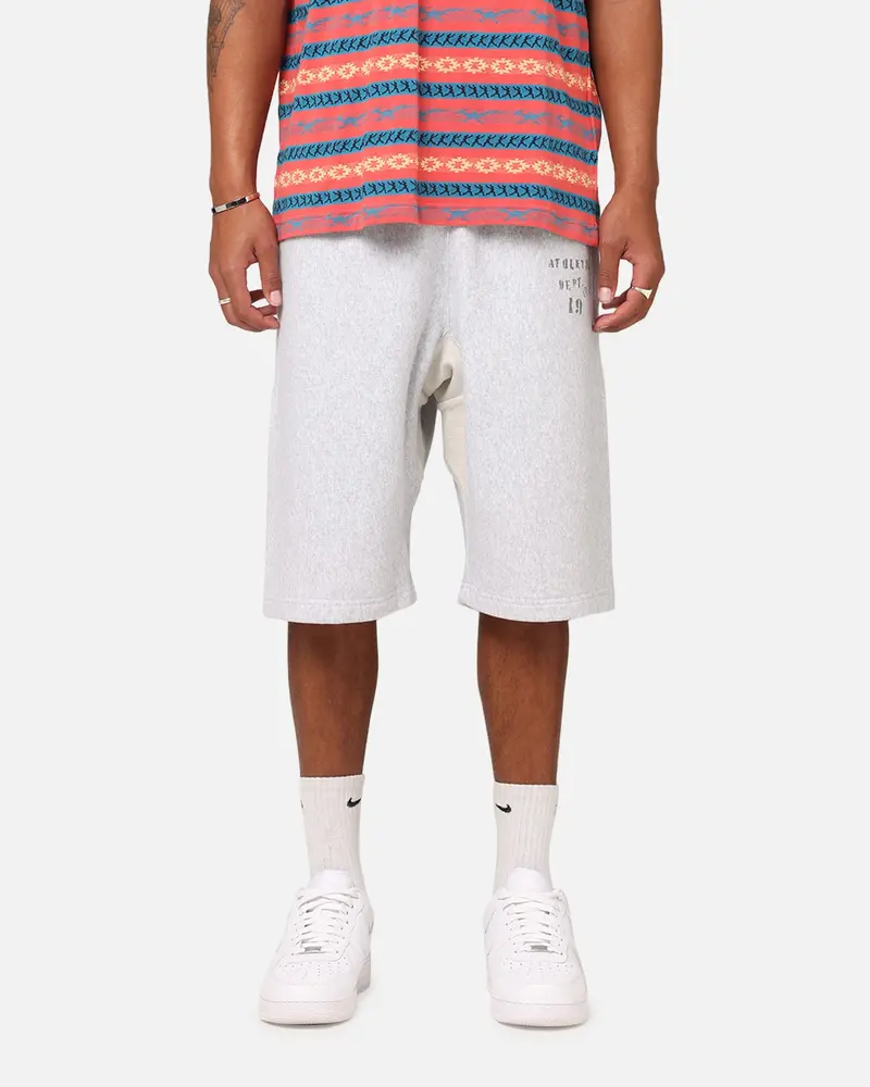 Champion 50'S Rw Fleece Shorts Oxford Grey Heather 1