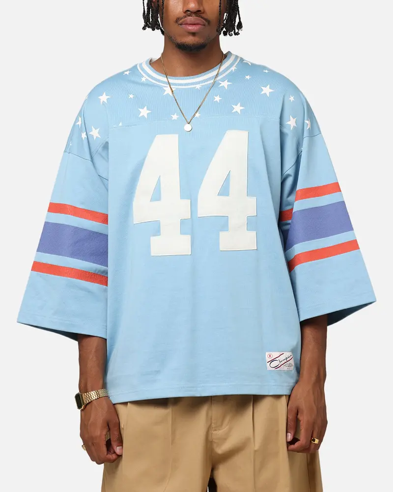 Champion 60'S Football T-Shirt Pale Blue 1