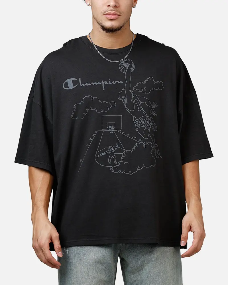 Champion Basketball T-Shirt Black 1