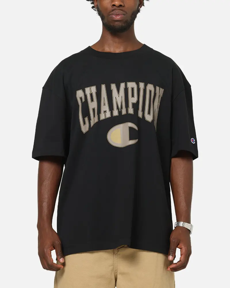 Champion Ch Crew Athletic T-Shirt Black 1