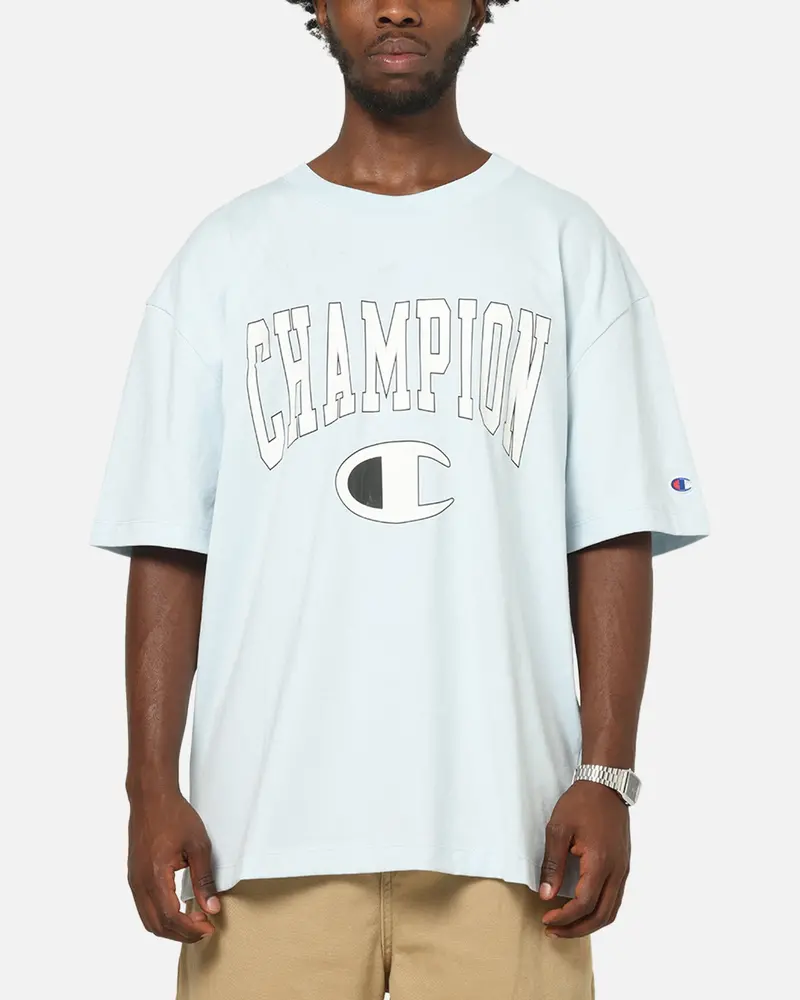 Champion Ch Crew Athletic T-Shirt Blue 1
