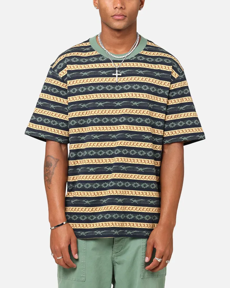 Champion Chimayo Jacquard T-Shirt Dark Green 1