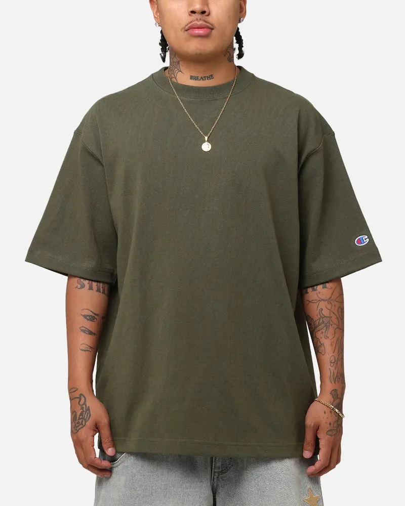 Champion Lifestyle Elevate T-Shirt Moss/Green 1