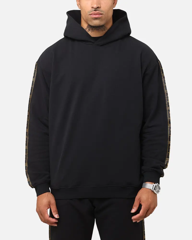 Champion Lux Taping Hoodie Black 1