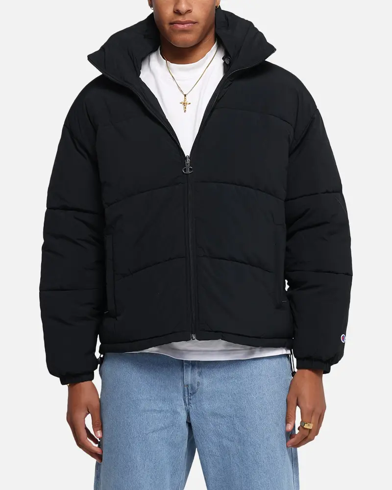 Champion Reb Puffer Jacket Black 1