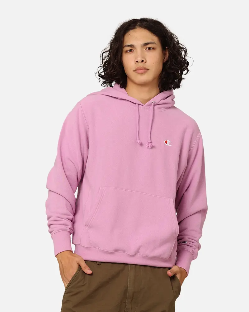 Champion Reverse Weave French Terry Hoodie Mauve 1