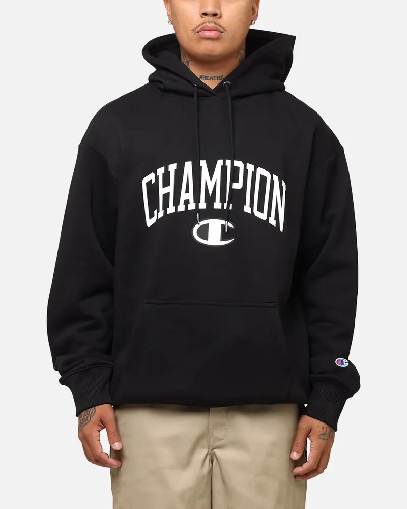 Champion Rochester Graphic Hoodie Black 1