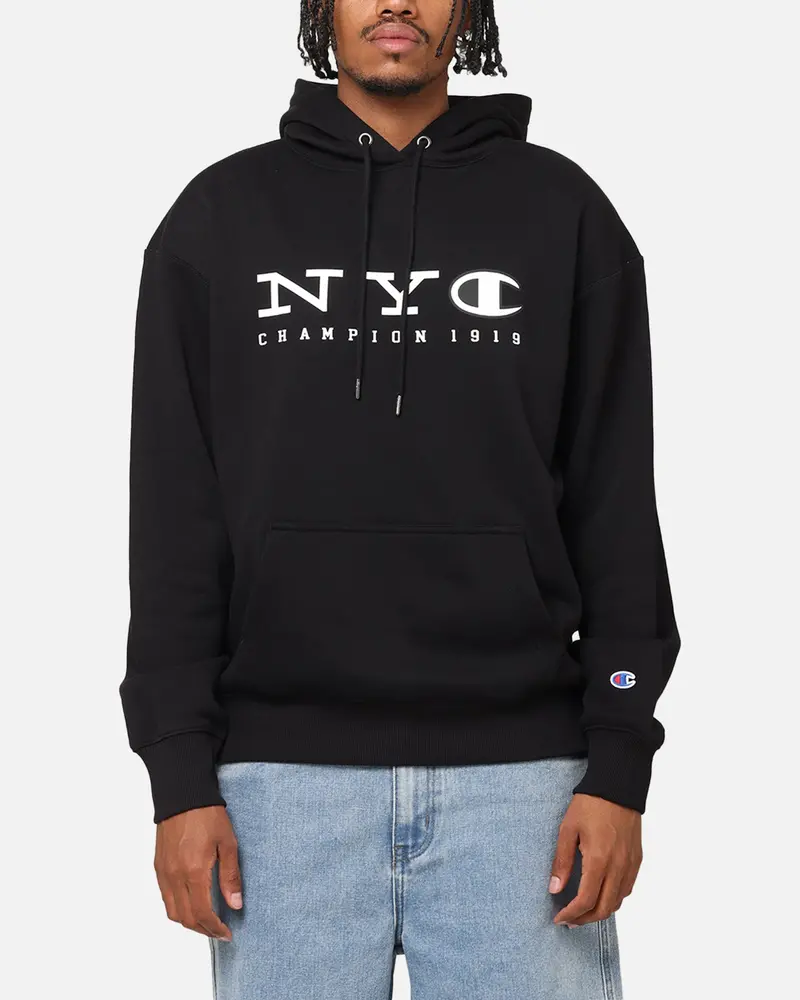 Champion Rochester Graphic Hoodie Black 1