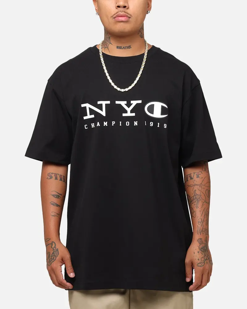 Champion Rochester Graphic T-Shirt Black 1