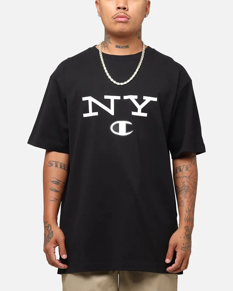 Champion Rochester Graphic T-Shirt Black 1