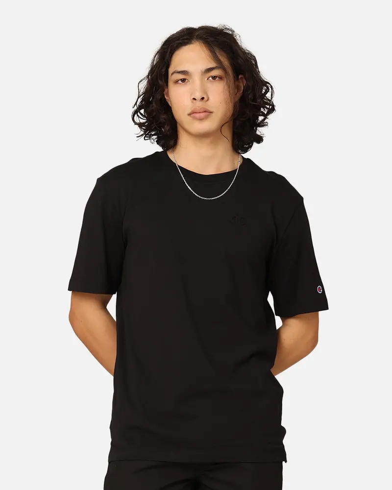 Champion Rochester Tech T-Shirt Black 1