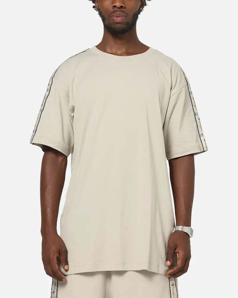 Champion Sps Lux Taping T-Shirt Beige 1