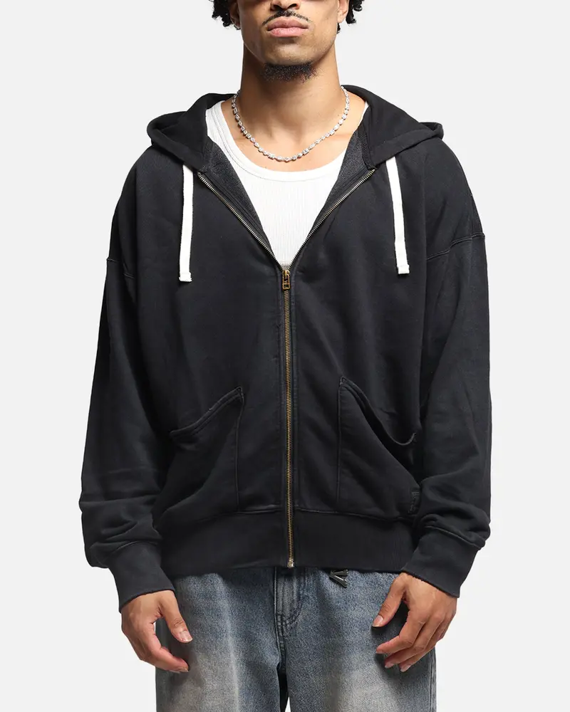 Champion Time Capsule Full Zip-Through Hoodie Black 1