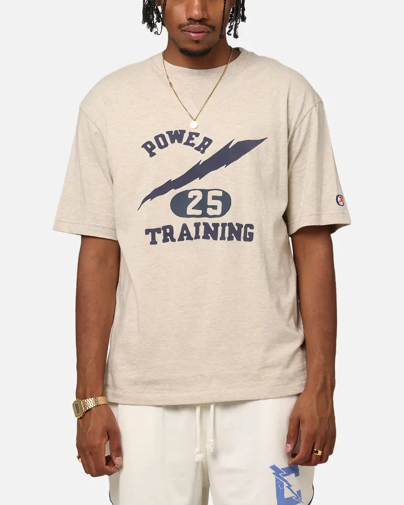 Champion Vintage Mix P.E Class T-Shirt Oatmeal Heather 1