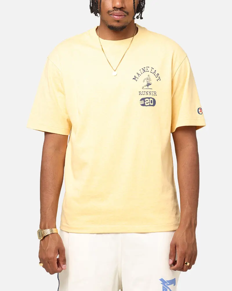 Champion Vintage Mix P.E Class T-Shirt Yellow 1