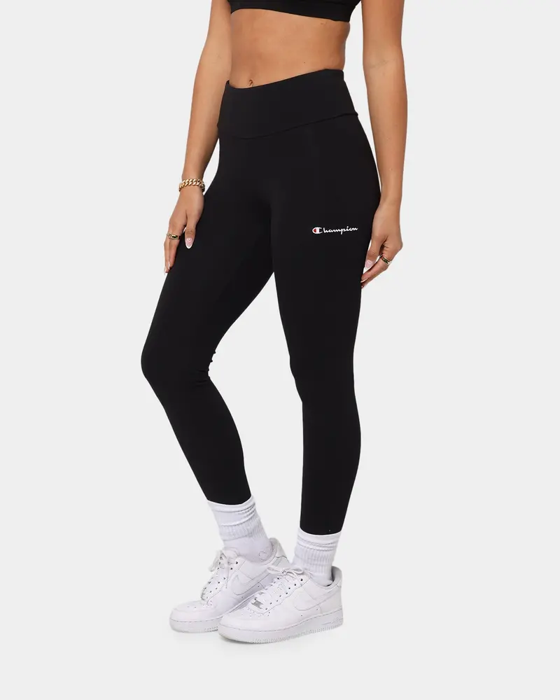 Champion Women's High-Rise Legging Black 1