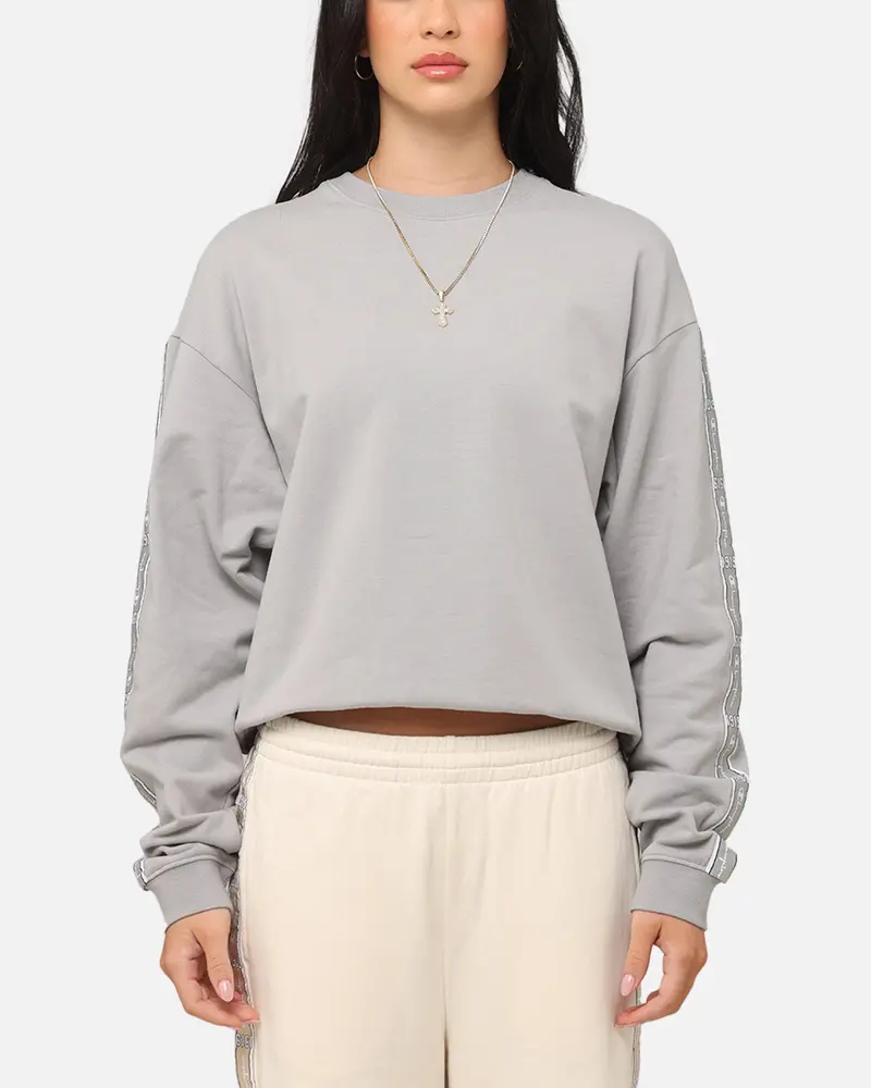 Champion Women's Sps Taping Crewneck Grey 1