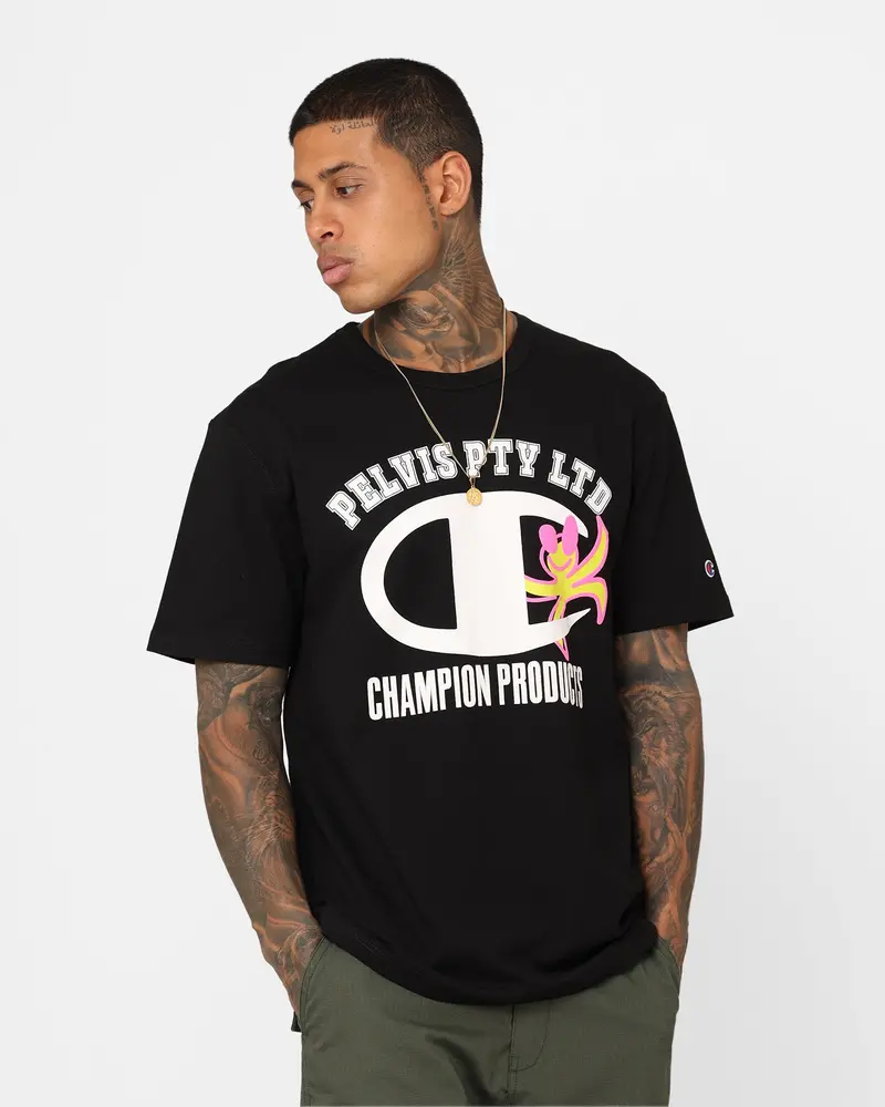 Champion X Pelvis Graphic T-Shirt Black 1