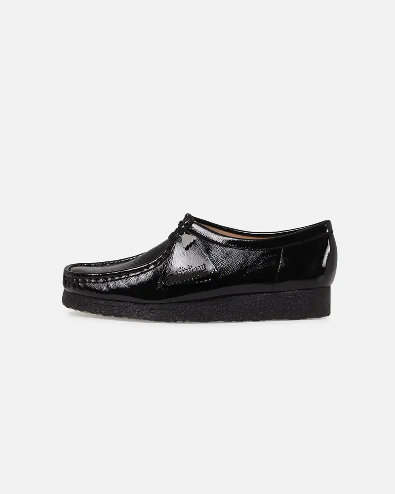 Clarks Originals Women's Wallabee Black Patent 1