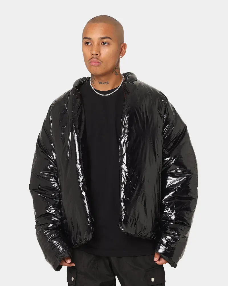 Club Paradise  Paxton Puffer Jacket Black 1