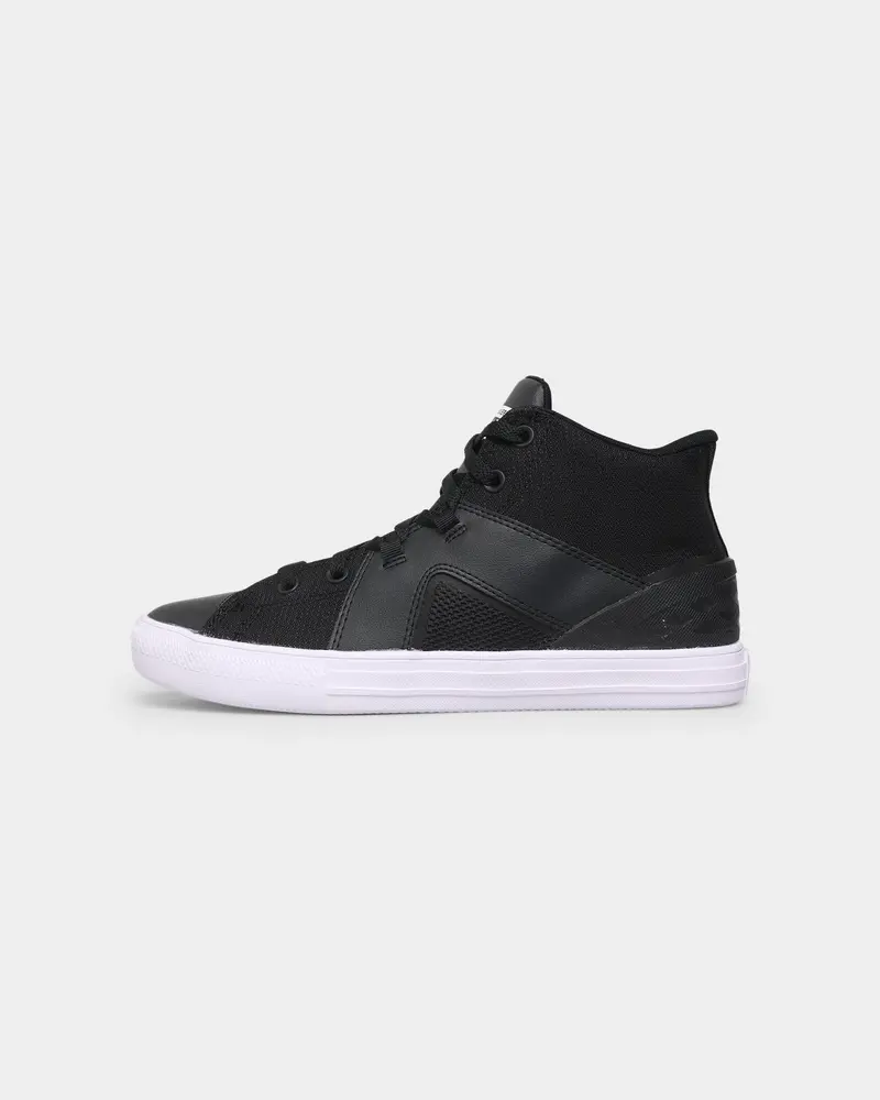 Converse Chuck Taylor All Star Flux Ultra Mid Black/Black/White 1