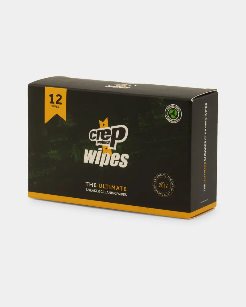Crep Shoe Cleaning Wipes Biodegradable Black 1