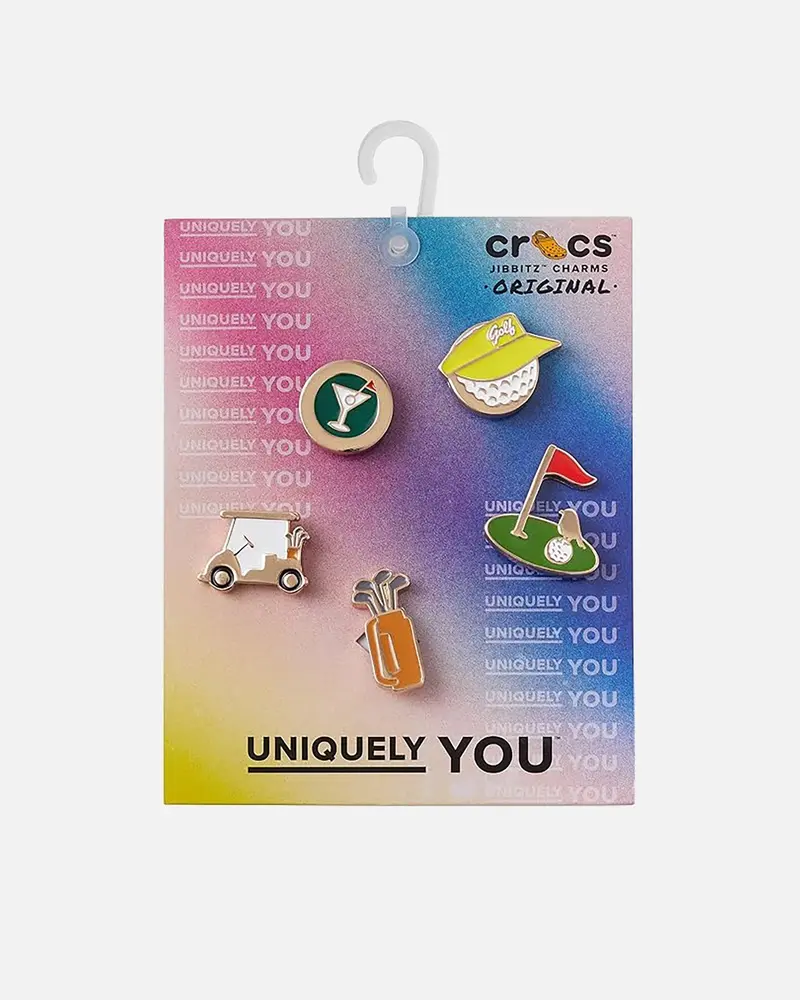 Crocs 19Th Hole Jibbitz™ Charms 5 Pack Multi 1