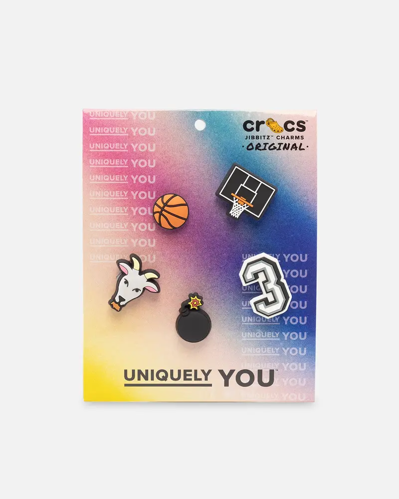 Crocs Basketball Star Jibbitz™ Charms 5 Pack Multi 1