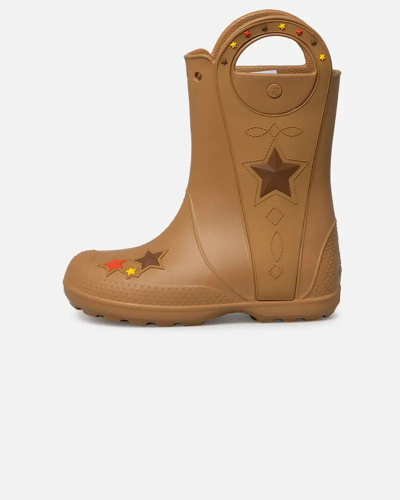 Crocs Kids' Handle It Western Boot (Gs) Umber 1