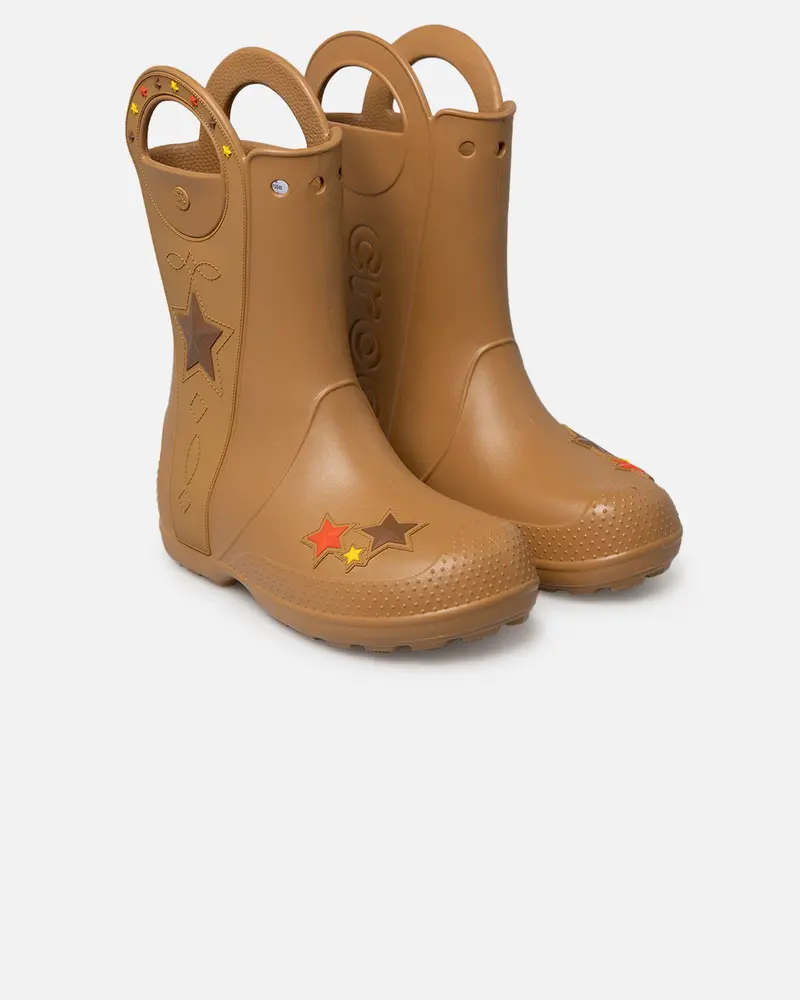 Crocs Kids' Handle It Western Boot (Gs) Umber 2