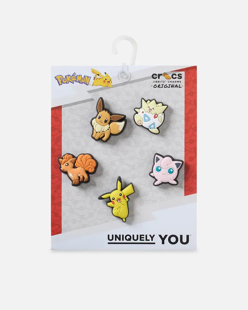 Crocs Pokémon Face Jibbitz™ Charms 5 Pack Multi 1