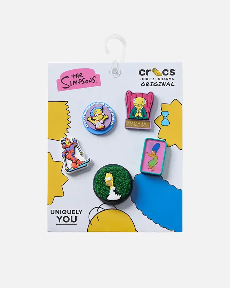 Crocs The Simpsons Meme Jibbitz™ Charms 5 Pack Multi 1