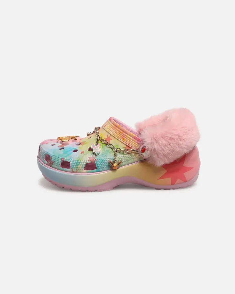 Crocs Women's Pokémon "Eevee" Platform Clog Multi 1