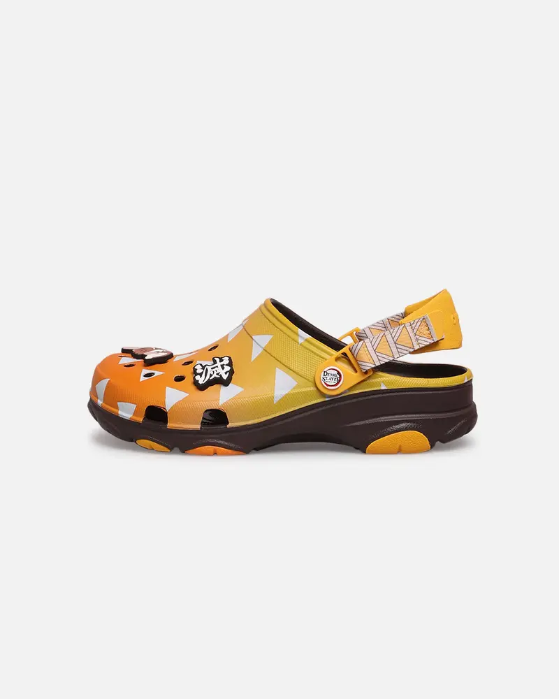 Crocs X Demon Slayer Zenitsu All Tarrain Classic Clog Espresso 1