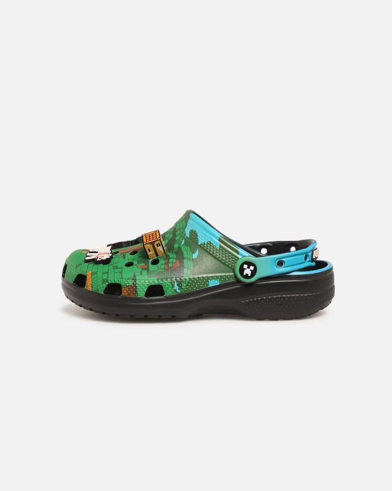 Crocs X Kids' Minecraft Classic Clog (Gs) Multi 1
