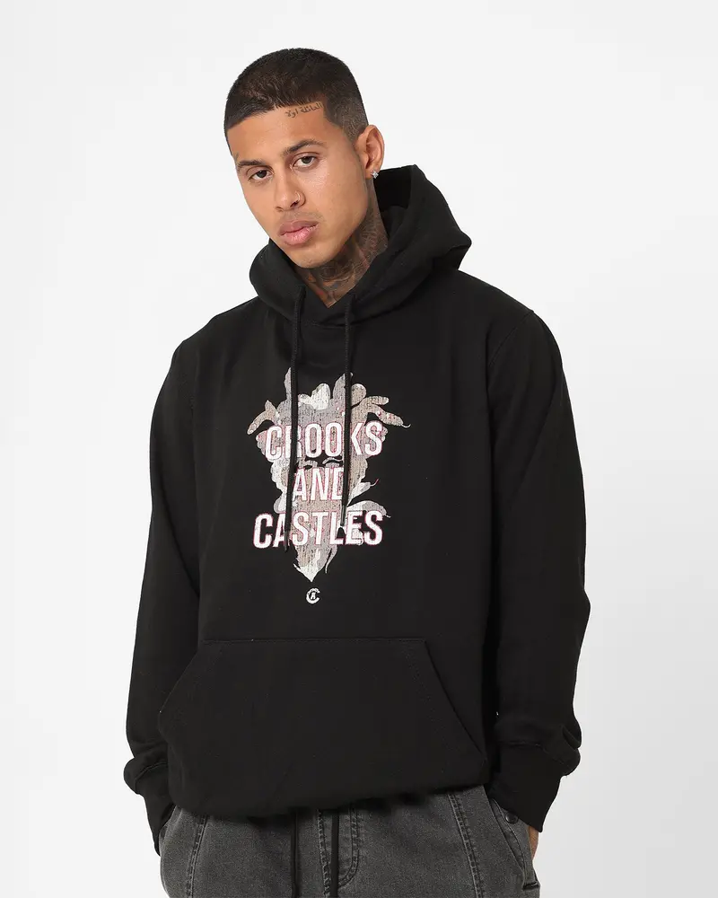 Crooks & Castles Camo Medusa Hoodie Black 1