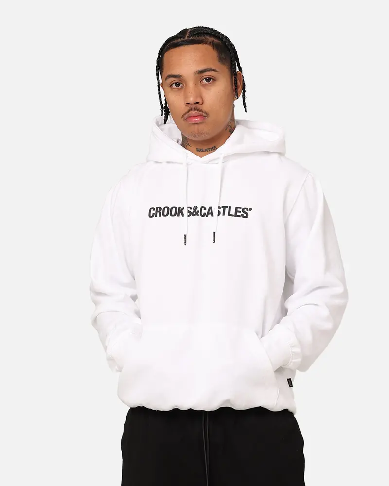 Crooks & Castles Deep Kern Hoodie White 1